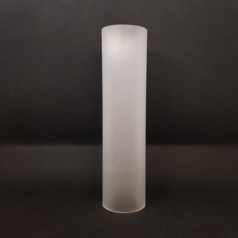 Verre tube cylindre Canfino pour lampe à huile Ø 5 cm TRANSPARENT ou