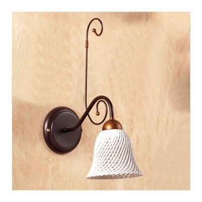 Aplique de pared con difusor de cerámica estilo campanilla de espagueti estilo retro - Ø 14 cm