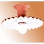 Rustic country retro terracotta ceiling lamp - Ø 28 cm