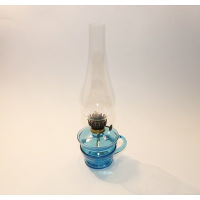 TRANSPARENT PETROLEUM LAMP (BLUE, RED, LIGHT BLUE)