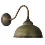 Glockenförmige Wandleuchte aus antik brüniertem Messing im Vintage-Stil