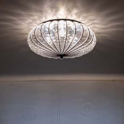 Venetian blown glass ceiling light