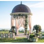 Baroque style bronze and crystal chandelier for outdoor weddings