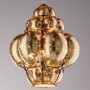 Venetian blown glass chandelier "Gold Leaf