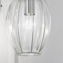 Elegant wall light in Venetian blown glass