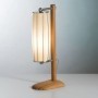 Elongated table lamp in Venetian blown glass