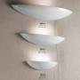 Classic and simple style bisnca glazed ceramic wall lamp Ø 77 cm