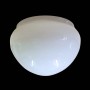 White Opaline Glass Ceiling Light (h 15 cm ⌀ 20 / 25 cm)