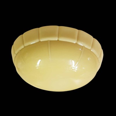 Vintage Style Amber Opaline Glass Ceiling Light (⌀ 15 cm)